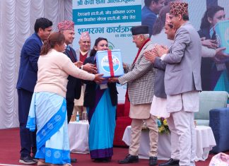 प्रधानमन्त्रीवाट एचपिभी खोप अभियान शुभारम्भ