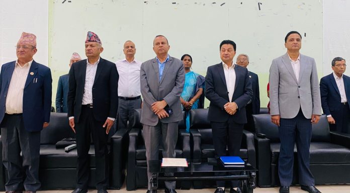 विद्याल शिक्षामै गणतन्त्र-लाेकतन्त्रबारे पढाउनुपर्छ : महासचिव पाेखरेल
